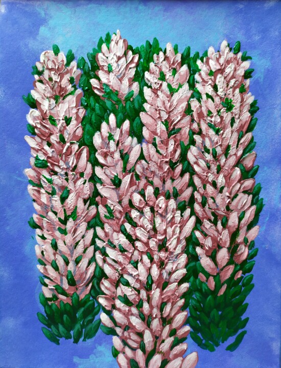 Pink lupins